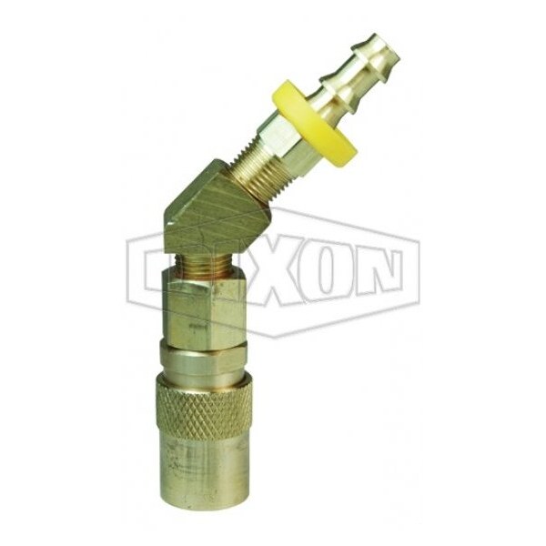 DQC CM Industrial Mold Interchange Unvalved Coupler, 3/8 in Nominal, Push-Loc Barb, Brass